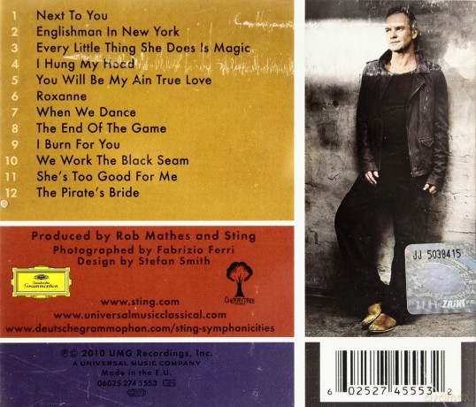 Sting: Symphonicities (polska cena) [CD]