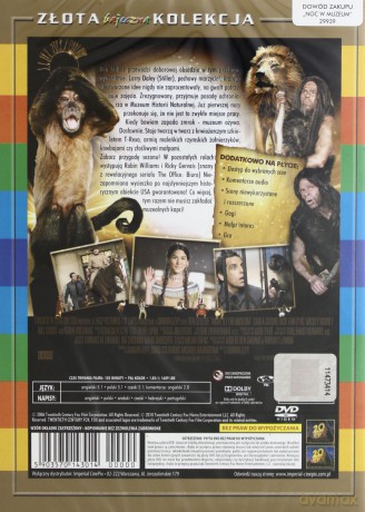 Noc w muzeum (złota kolekcja) [DVD]