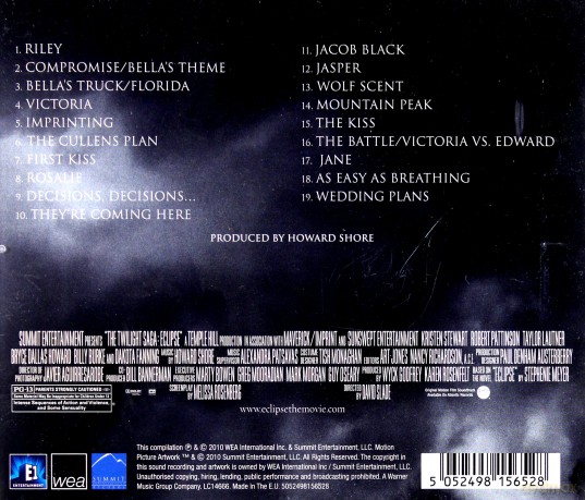 Howard Shore: Eclipse Bis Zum Abendrot [CD]