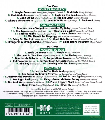 Eddie Money: Where's The Party? / Can't Hold Back / Nothing To Lose / Right Here [2CD]