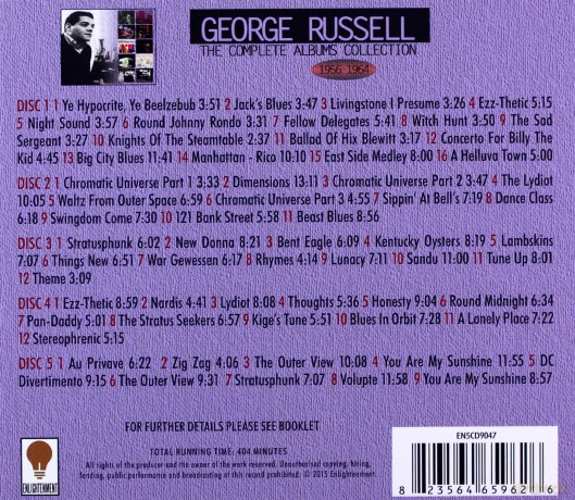 George Russell: The Complete Albums Collection 1956 - 1964 [10CD]