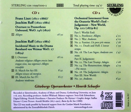 Joachim Raff: Orchestral Works [2CD]