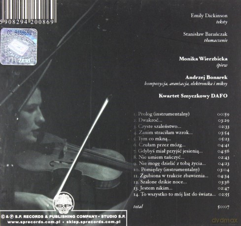 Bonarek Wierzbicka: Moja Emily Dickinson (digipack) [CD]