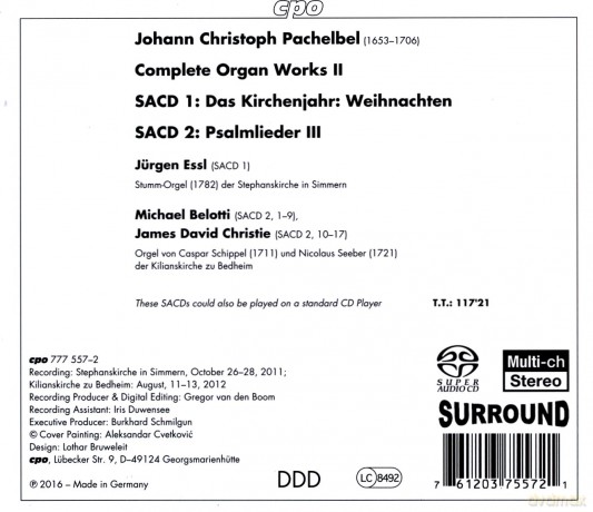 Pachelbel: Esslchristiebelotti [SACD]