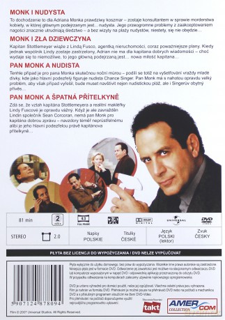 Monk 66: Monk i nudysta / Monk i zła dziewczyna (0) [DVD]