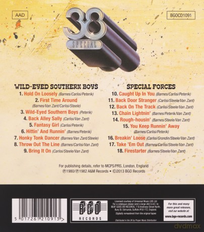 Thirty Eight Special: Wide Eyed Southern Boys [CD]