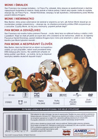 Monk 68: Monk i śmiałek / Monk i niewiniątko (0) [DVD]