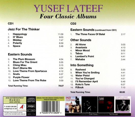 Yusef Lateef: Four Classic Albums [2CD]