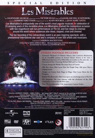 Les Miserables 25th Anniversary In Concert [2DVD]