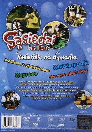 Sąsiedzi Pat i Mat: Kwietnik na dywanie [DVD]