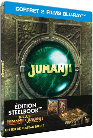 Jumanji / Jumanji: Przygoda w dżungli (steelbook) [2xBlu-Ray]