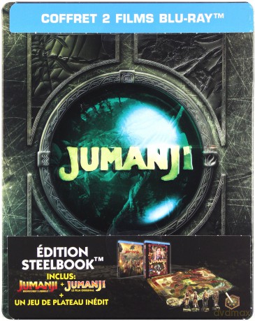 Jumanji / Jumanji: Przygoda w dżungli (steelbook) [2xBlu-Ray]