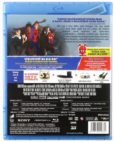 Spider-Man: Into the Spider-Verse (Spider-Man Uniwersum) [Blu-Ray 3D]+[Blu-Ray]