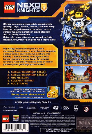 LEGO Nexo Knights 1-8 Pakiet [8DVD]