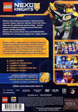 LEGO Nexo Knights 1-8 Pakiet [8DVD]