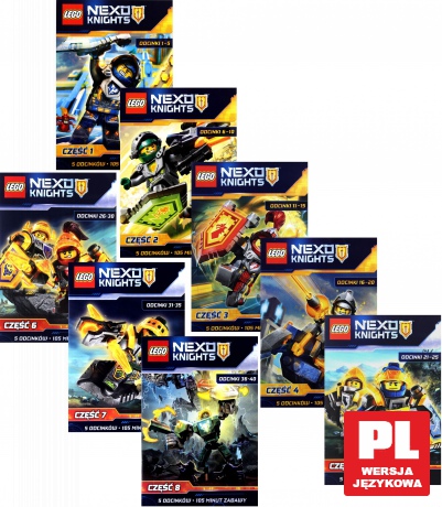 LEGO Nexo Knights 1-8 Pakiet [8DVD]