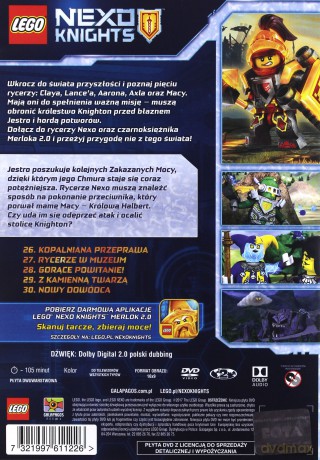 LEGO Nexo Knights 1-8 Pakiet [8DVD]