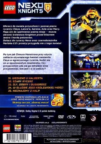 LEGO Nexo Knights 1-8 Pakiet [8DVD]