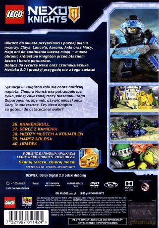 LEGO Nexo Knights 1-8 Pakiet [8DVD]