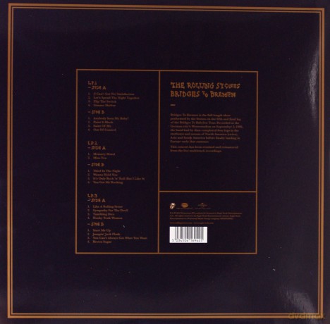 The Rolling Stones: Bridges To Bremen (Live At Weserstadion Bremen 1998) (Colour) (Limited) [3xWinyl]