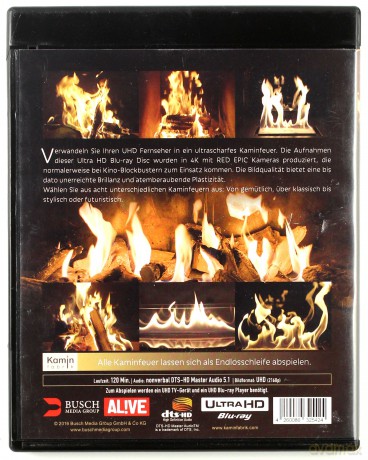 Fireplace (Kaminfeuer) [Blu-Ray 4K]