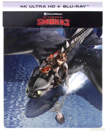 Jak wytresować smoka 3 (steelbook) [Blu-Ray 4K]+[Blu-Ray]