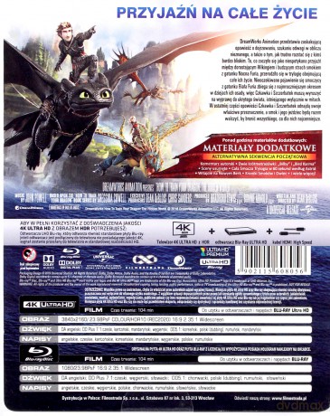 Jak wytresować smoka 3 (steelbook) [Blu-Ray 4K]+[Blu-Ray]
