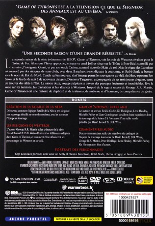 Gra o Tron Sezon 2 [5DVD]