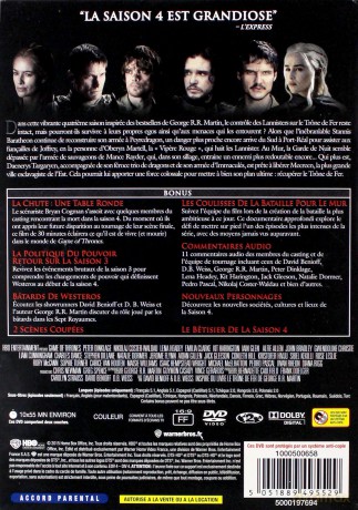 Gra o Tron Sezon 4 [5DVD]