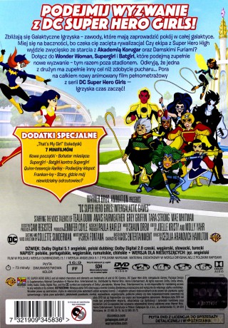 DC Super Hero Girls: Bohater Roku / Galaktyczne Igrzyska / Legendy Atlantydy / Szkoła łotrów / Złodziej Pamięci Pakiet [5DVD]