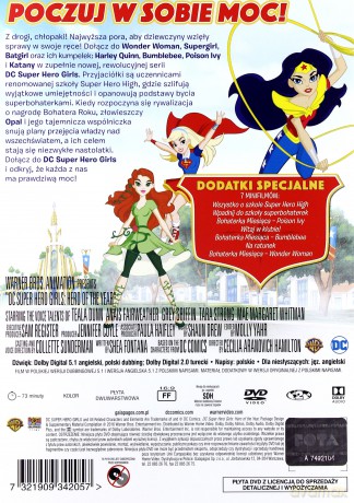 DC Super Hero Girls: Bohater Roku / Galaktyczne Igrzyska / Legendy Atlantydy / Szkoła łotrów / Złodziej Pamięci Pakiet [5DVD]