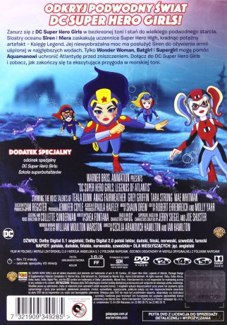 DC Super Hero Girls: Bohater Roku / Galaktyczne Igrzyska / Legendy Atlantydy / Szkoła łotrów / Złodziej Pamięci Pakiet [5DVD]
