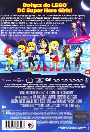 DC Super Hero Girls: Bohater Roku / Galaktyczne Igrzyska / Legendy Atlantydy / Szkoła łotrów / Złodziej Pamięci Pakiet [5DVD]