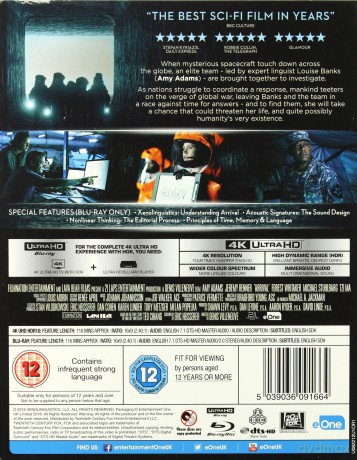 Arrival (Nowy początek) [Blu-Ray 4K]+[Blu-Ray]