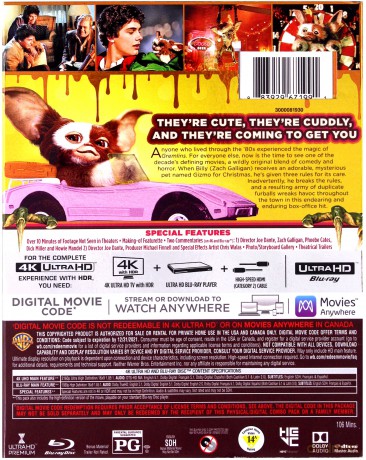Gremlins (Gremliny rozrabiają) [Blu-Ray 4K]+[Blu-Ray]