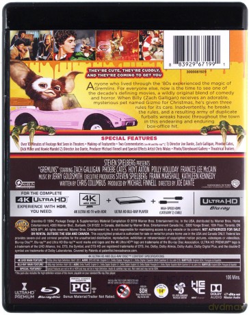 Gremlins (Gremliny rozrabiają) [Blu-Ray 4K]+[Blu-Ray]