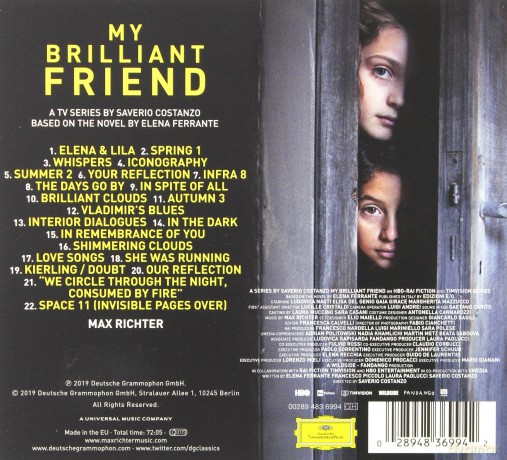 My Briliant Friend soundtrack (Genialna przyjaciółka) (Max Richter) [CD]