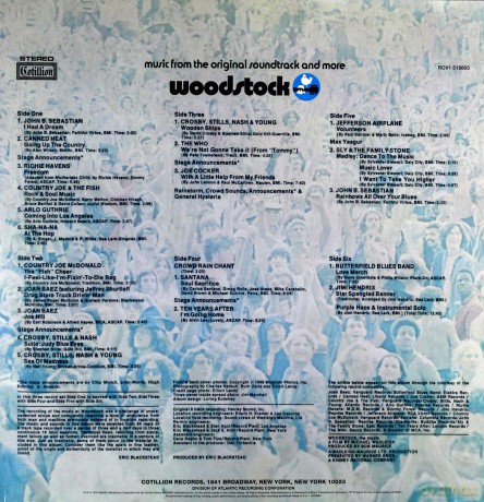 Woodstock I (Summer Of 69 Campaign) [3xWinyl]