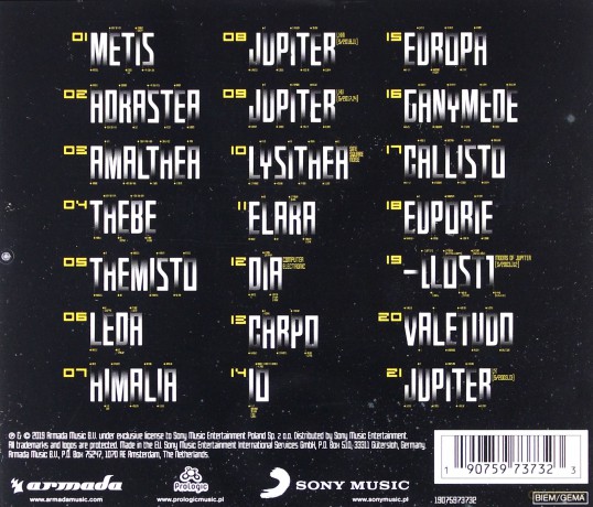 Armin van Buuren pres. Gaia: Moons of Jupiter [CD]