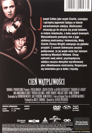 Cień wątpliwości (Alfred Hitchcock Arcydzieła) [DVD]
