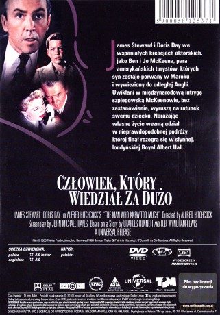 Człowiek, który wiedział za dużo (Alfred Hitchcock Arcydzieła) (1956) [DVD]