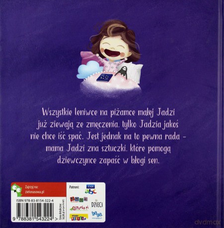 Jadzia Pętelka idzie spać - Barbara Supeł [KSIĄŻKA]