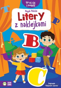 Litery z naklejkami - Magda Malicka [KSIĄŻKA]