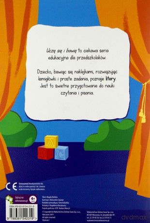 Litery z naklejkami - Magda Malicka [KSIĄŻKA]