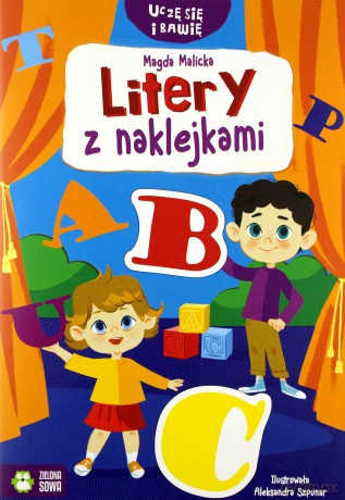 Litery z naklejkami - Magda Malicka [KSIĄŻKA]