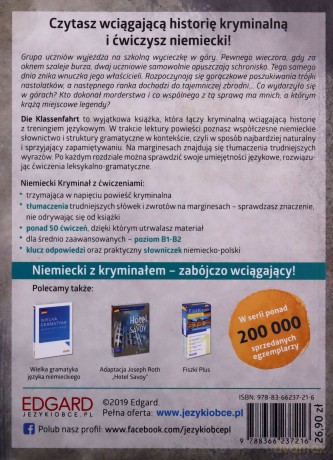 Niemiecki kryminał z ćwiczeniami Die Klassenfahrt - Raimund A. Mader [KSIĄŻKA]