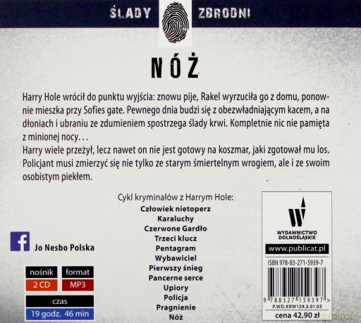 Nóż - Jo Nesbo [AUDIOBOOK]
