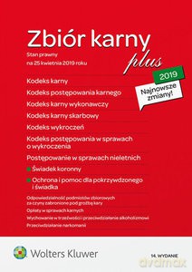 Zbiór karny PLUS 2019 [KSIĄŻKA]