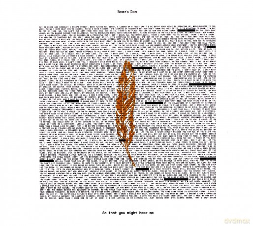 Bear'S Den: So That You Might Hear Me [CD]