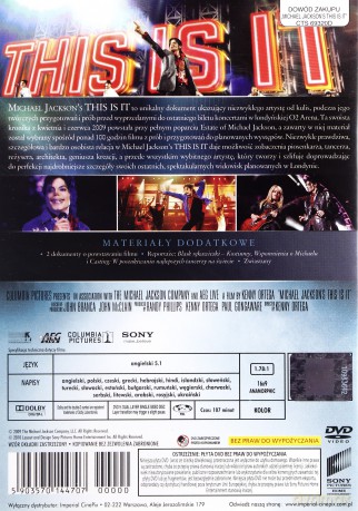 This is it (Michael Jackson) [DVD]